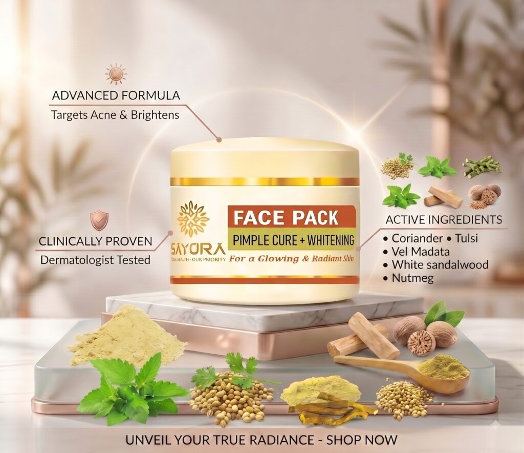 Sayora Pimple Cure & Whitening Face Pack